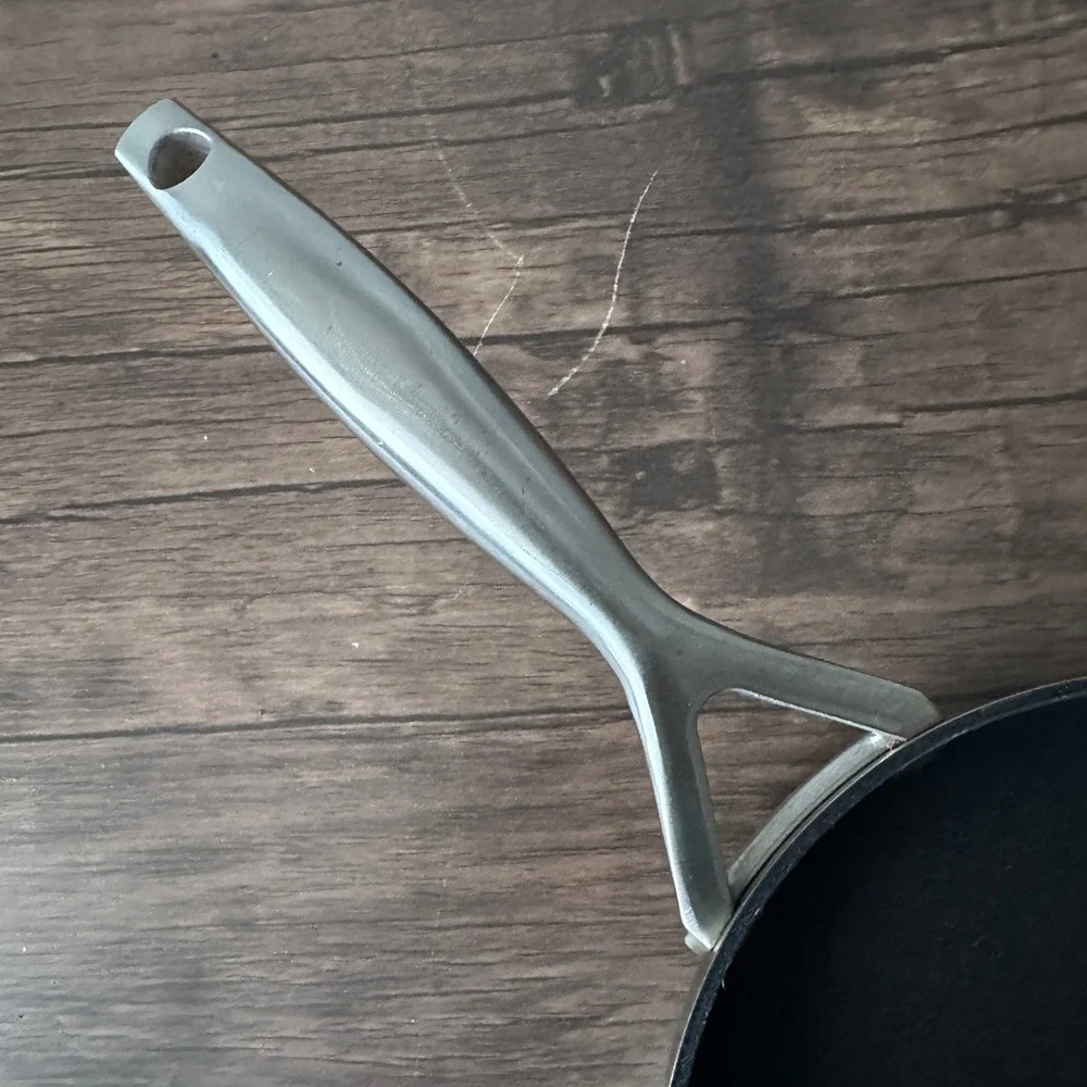 Scanpan CS+ 8 Inch Stratanium+ Nonstick Induction Frying Pan Silver Skillet